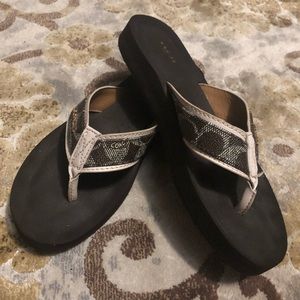 Coach Flip Flops